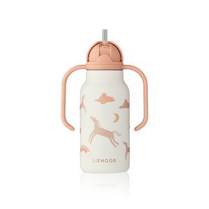 Liewood / Kimmie / Steel Water Bottle 250 ml / Dream Ecru