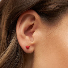 Load image into Gallery viewer, Lulu Copenhagen / Earring Stud / Love U / Passion Red