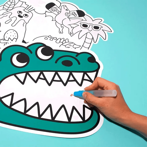 Omy Design & Play / Magic Water Placemats / Dino