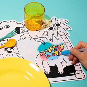 Omy Design & Play / Magic Water Placemats / Dino
