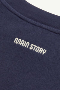 Main Story / Bubble Sweatshirt / Graystone Blue
