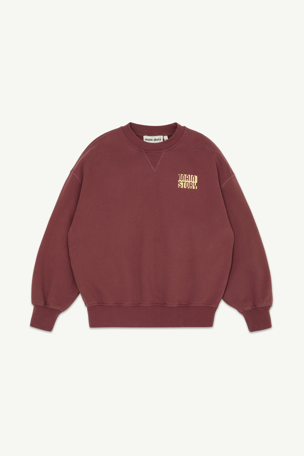 Main Story / Crew Sweatshirt / Burgundy