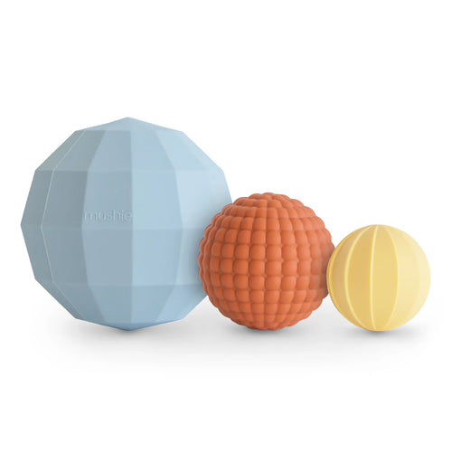 Mushie / Sensory Toy / Nesting Spheres
