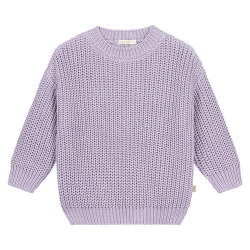 Yuki / Chunky Knitted Sweater / Lilac