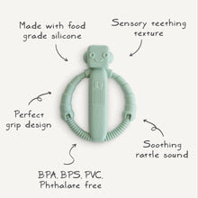 Load image into Gallery viewer, Mushie / Rattle Teether / Robot