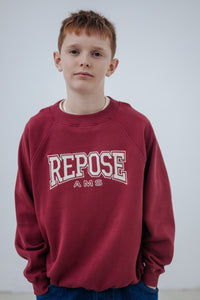 Repose AMS / Raglan Sweater / Burgundy