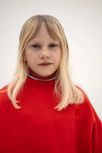 Load image into Gallery viewer, Repose AMS / Sweater / Crop Heart Firecracker red