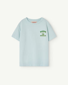 The Animals Observatory x Babar / KID / Rooster T-Shirt / Soft Blue