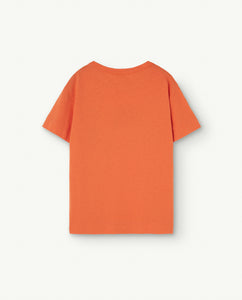 The Animals Observatory / KID / Rooster T-Shirt / Orange