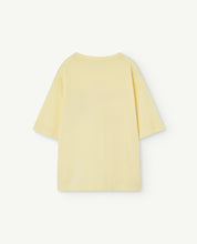 Load image into Gallery viewer, The Animals Observatory / KID / Rooster Oversized T-Shirt / Soft Yellow