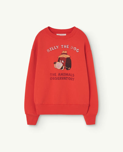 The Animals Observatory / KID / Bear Sweatshirt / Red