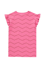 Load image into Gallery viewer, Tinycottons / KID / Zigzag Dress / Dark Pink