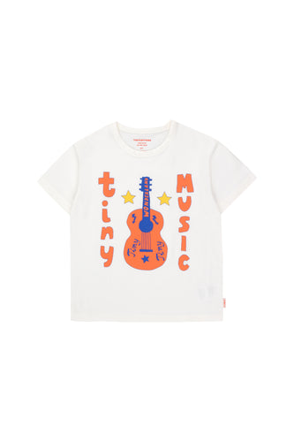 Tinycottons / KID / Tiny Music Tee / Off-White