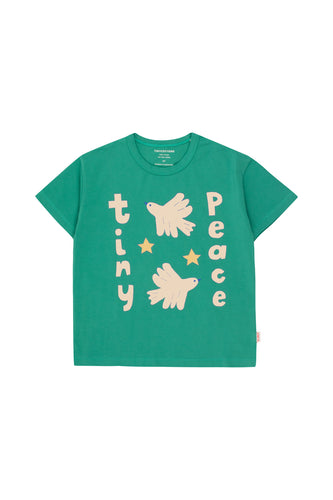 Tinycottons / KID / Tiny Peace Tee / Emerald