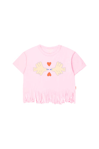 Tinycottons / KID / Doves Tee / Light Pink