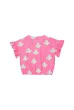 Load image into Gallery viewer, Tinycottons / KID / Doves Frill Blouse / Dark Pink