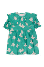 Load image into Gallery viewer, Tinycottons / KID / Doves Dress / Emerald