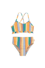 Load image into Gallery viewer, Tinycottons / KID / Multicolor Stripes Swim Set / Bikini / Multi