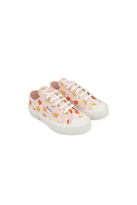 Tinycottons / TINY X SUPERGA / Hearts & Stars Kids Sneakers / Pastel Pink