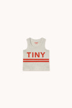 Load image into Gallery viewer, Tinycottons / KID / Logo Stripes Tank Top / Cream Heather