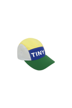 Load image into Gallery viewer, Tinycottons / KID / Color Block Cap / Ultramarine Dark Emerald
