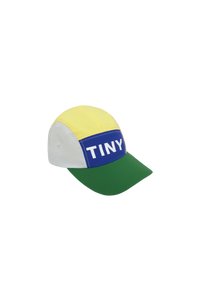 Tinycottons / KID / Color Block Cap / Ultramarine Dark Emerald