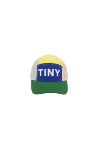 Tinycottons / KID / Color Block Cap / Ultramarine Dark Emerald