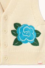 Load image into Gallery viewer, Tinycottons / KID / Vest / Flowers Knitted