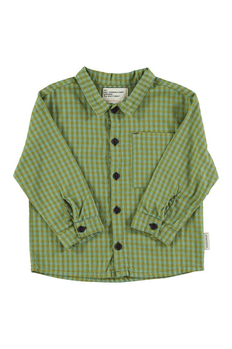 Piupiuchick / KID / Shirt / Green Checkered
