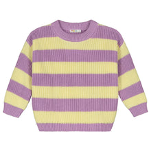 Load image into Gallery viewer, Yuki / Striped Knitted Sweater / Ice Cream