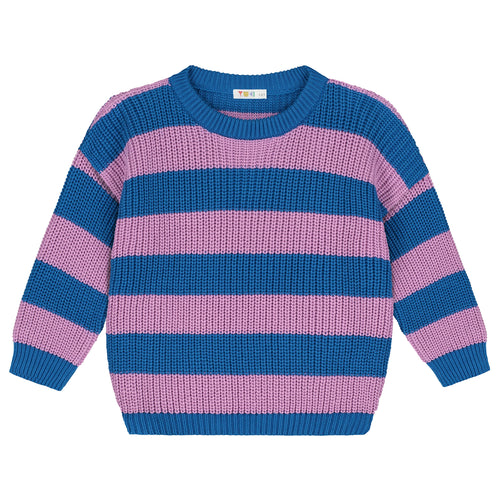 Yuki / Stripes Knitted Sweater / Cotton Candy
