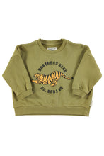 Load image into Gallery viewer, Piupiuchick / KID / Sweater / Green Tiger Print