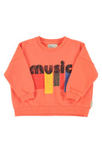 Load image into Gallery viewer, Piupiuchick / KID / Sweater / Orange Music Print
