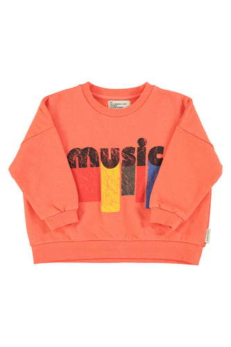 Piupiuchick / KID / Sweater / Orange Music Print