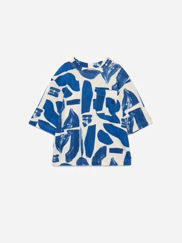 True Artist / KID / T-shirt / Papier Collé Bleu