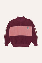 Load image into Gallery viewer, The Campamento / KID / Sweatshirt / Burgundy Color Block