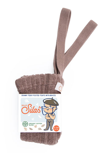 Silly Silas / Granny Teddy Footed Tights / Granola