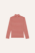 Load image into Gallery viewer, The Campamento / KID / T-shirt / Red Stripes Turtle Neck