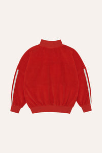 The Campamento / KID / Velvet Sweater / Red Contrast