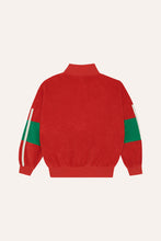 Load image into Gallery viewer, The Campamento / KID / Zipped Sweatshirt / Color Block Red