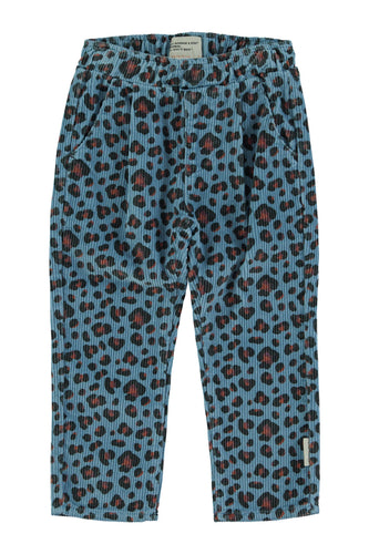 Piupiuchick / KID / Trousers / Blue Animal Print