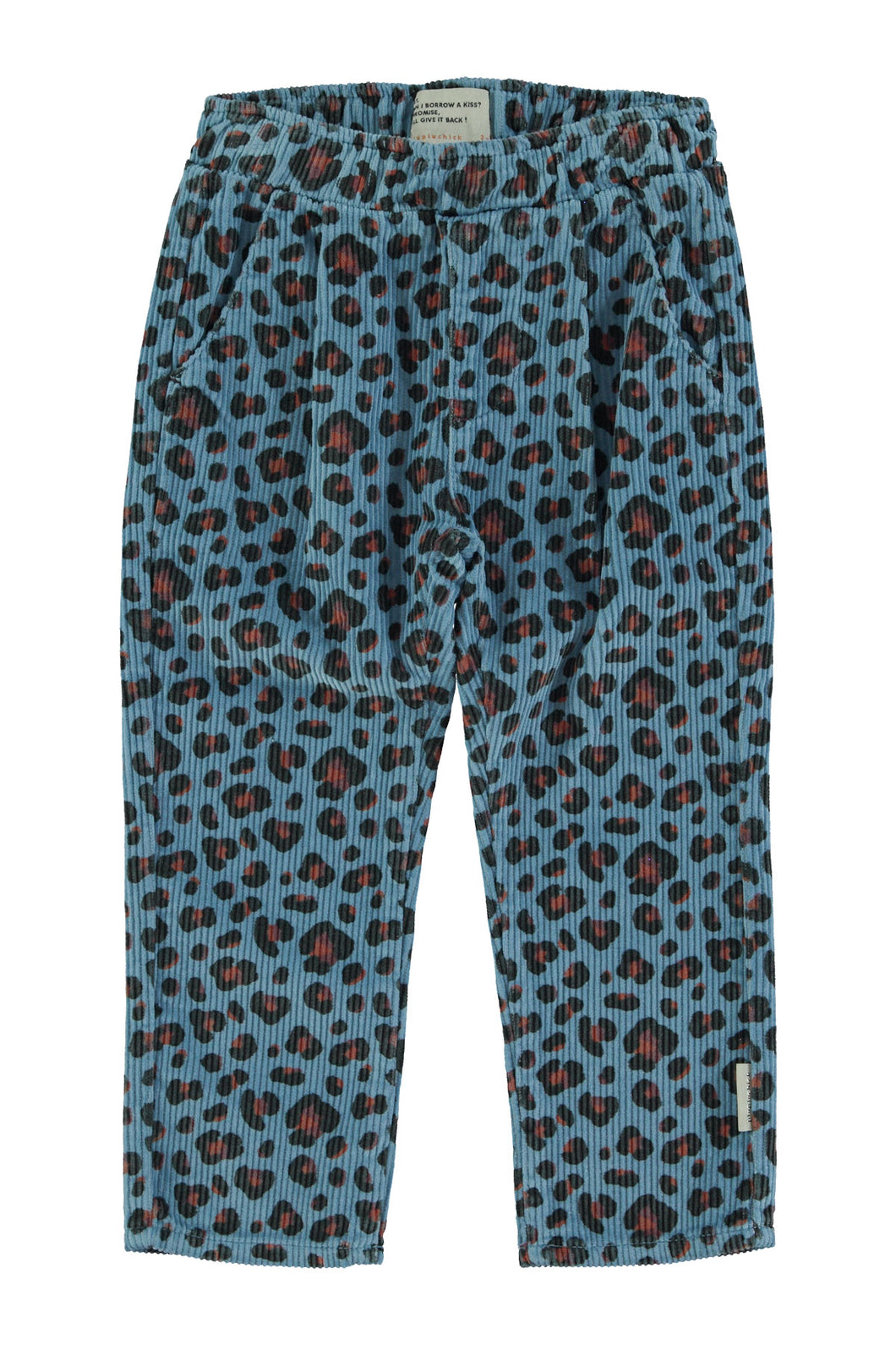 Piupiuchick / KID / Trousers / Blue Animal Print