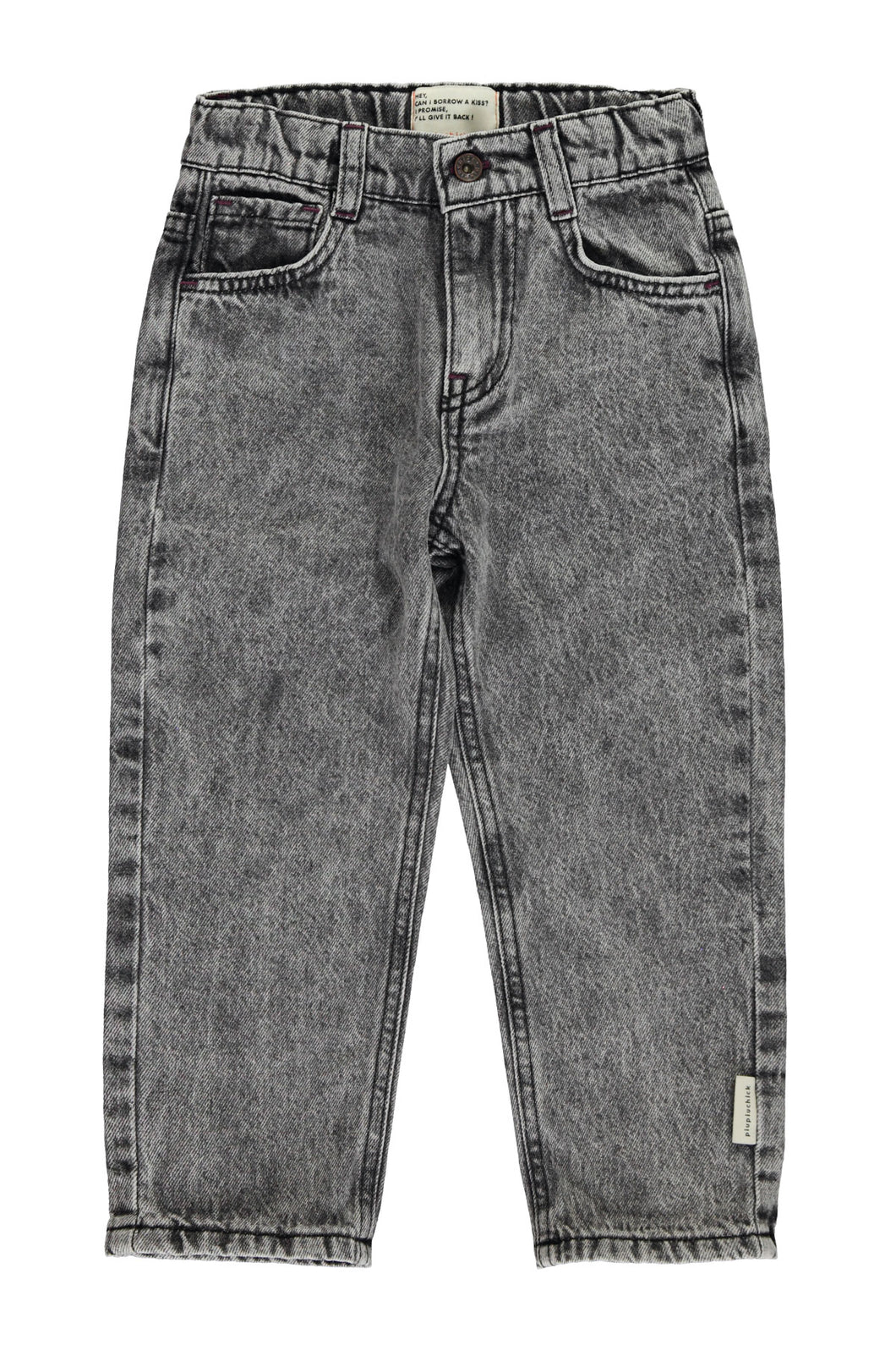 Piupiuchick / KID / Trousers / Washed Black Denim