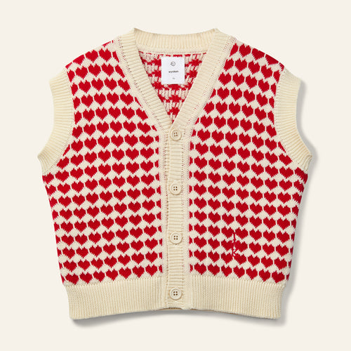 Wynken / The Lovers Waistcoat / Red Mini Heart