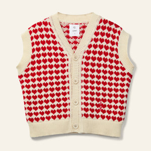 Wynken / The Lovers Waistcoat / Red Mini Heart