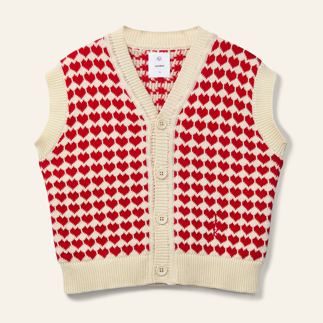 Wynken / The Lovers Waistcoat / Red Mini Heart