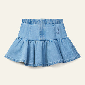 Wynken / Cloud Skirt / Mid Wash Denim