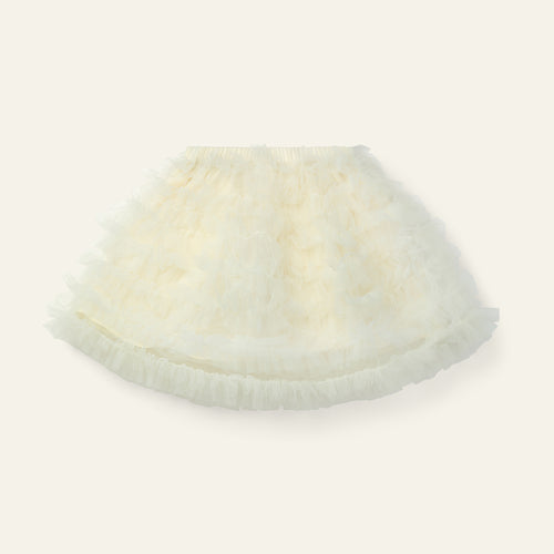 Wynken / Fancy Net Skirt / Ecru