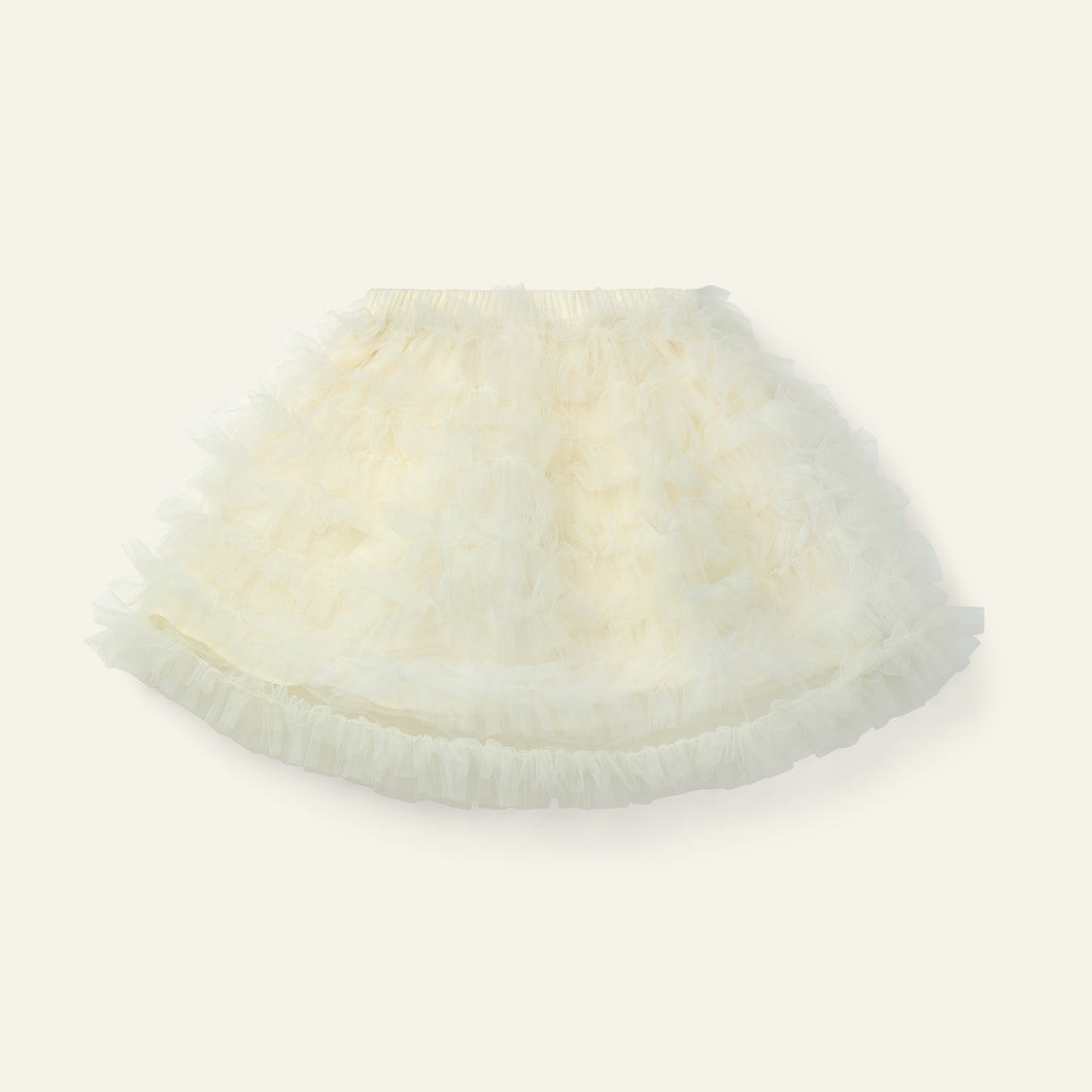 Wynken / Fancy Net Skirt / Ecru