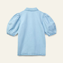 Load image into Gallery viewer, Wynken / Annka Shirt Dress / Pale Bleached Wash Denim